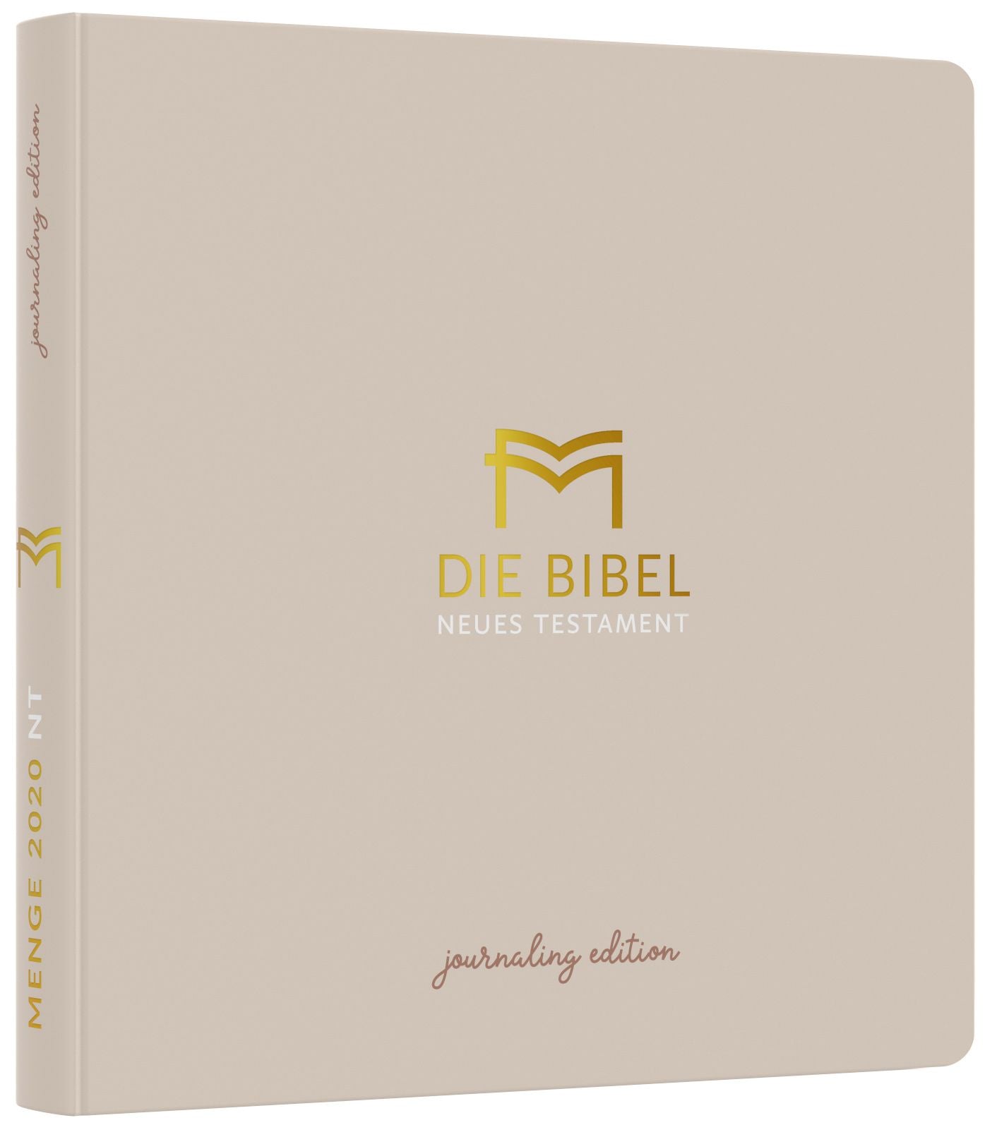 Menge 2020 (Bibel) NT – Journaling Edition, Umschlag »Beige« – Originalabbildung von CLV