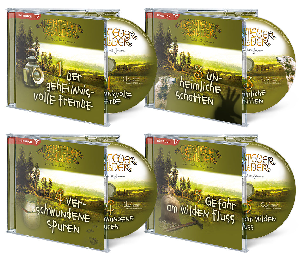 Restposten-Paket »Abenteuerwälder« (4 CDs im Paket) – Originalabbildung von CLV