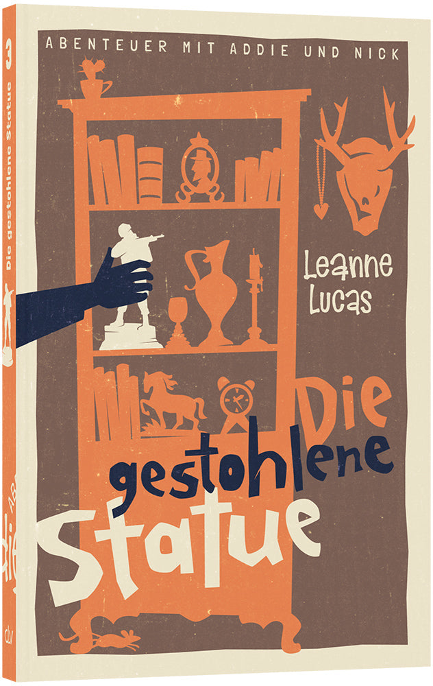 Band 3/8: Die gestohlene Statue – Originalabbildung von CLV