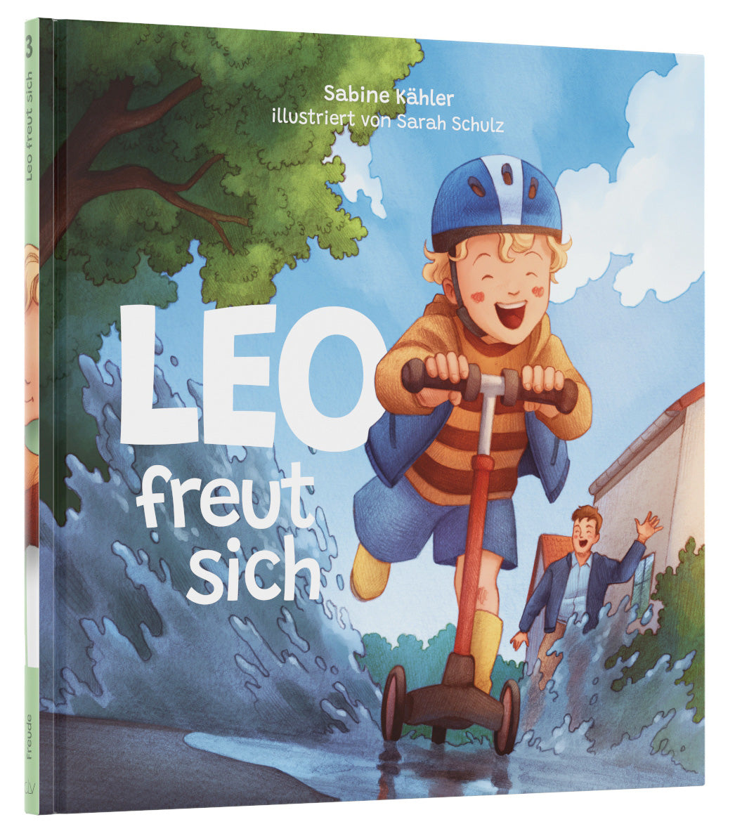 Leo freut sich (Freude) – Originalabbildung von CLV