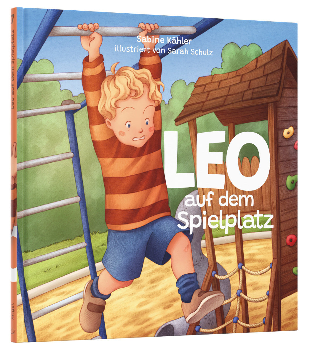 Leo auf dem Spielplatz (Angst) – Originalabbildung von CLV