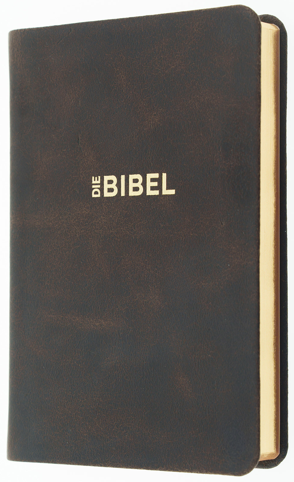 Schlachter 2000 Bibel - Taschenausgabe (Softcover, Rindsleder, Rotgoldschnitt) – Cover