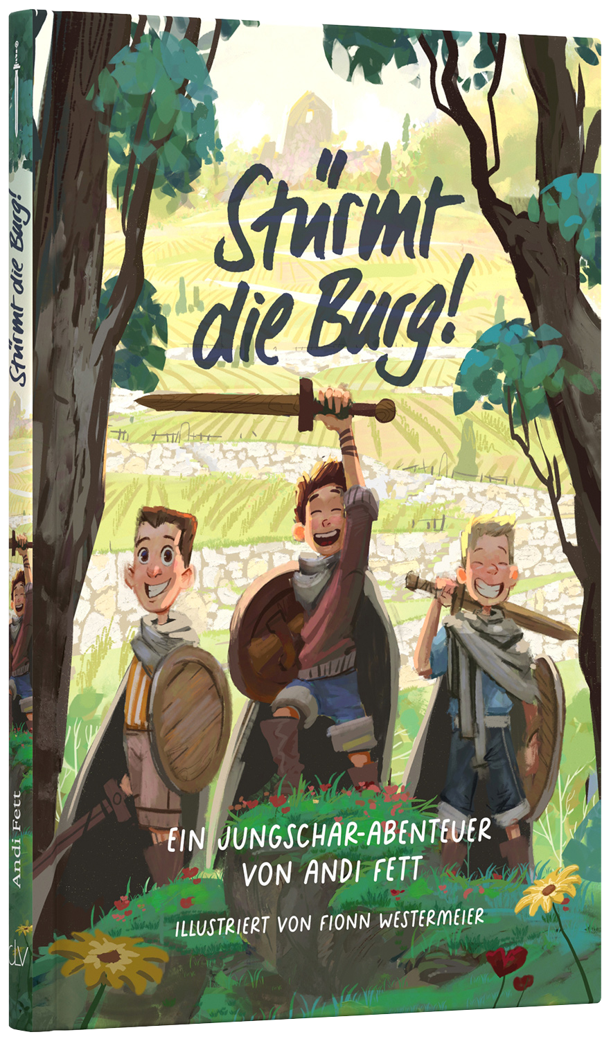 Stürmt die Burg! von Andreas Fett – originales CLV-Buch mit transparentem Hintergrund