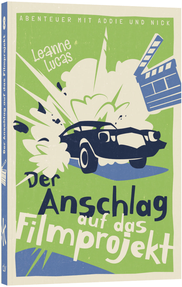 Band 8/8: Der Anschlag auf das Filmprojekt – Originalabbildung von CLV