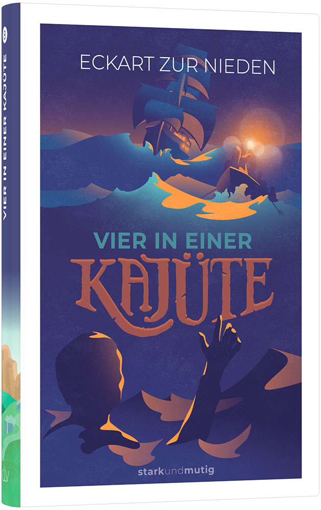 Vier in einer Kajüte – Originalabbildung von CLV