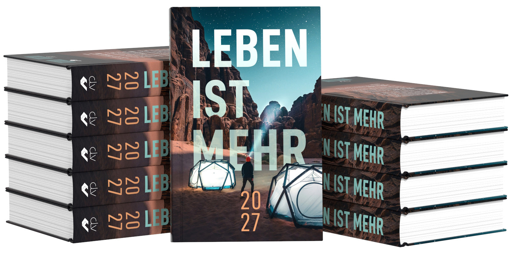 10er Paket Leben ist mehr 2027 (gebunden) – Originalabbildung von CLV