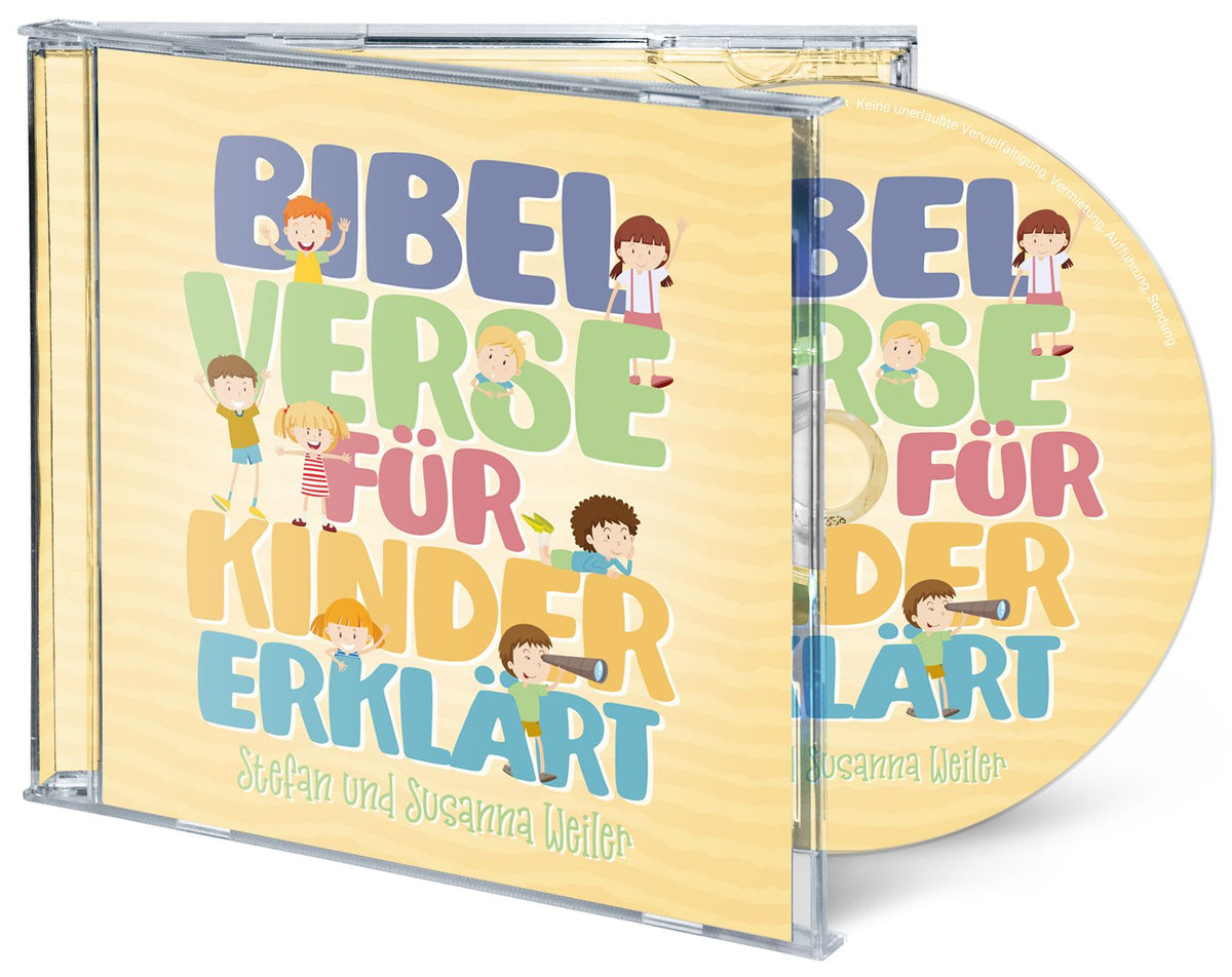 Bibelverse für Kinder erklärt (Hörbuch [MP3]) – Originalabbildung von CLV