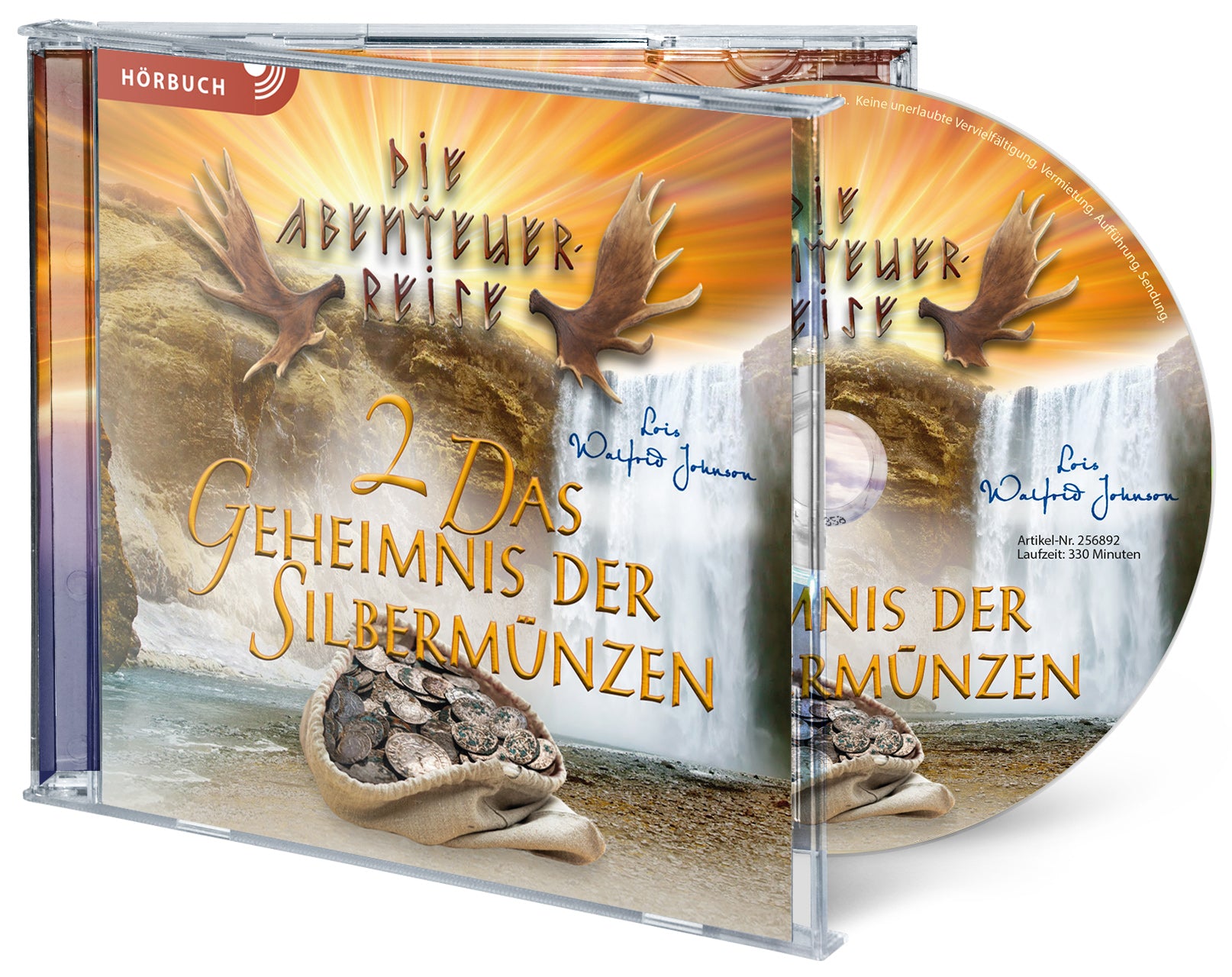 Abenteuerreise 2: Das Geheimnis der Silbermünzen (Hörbuch [MP3]) – Originalabbildung von CLV