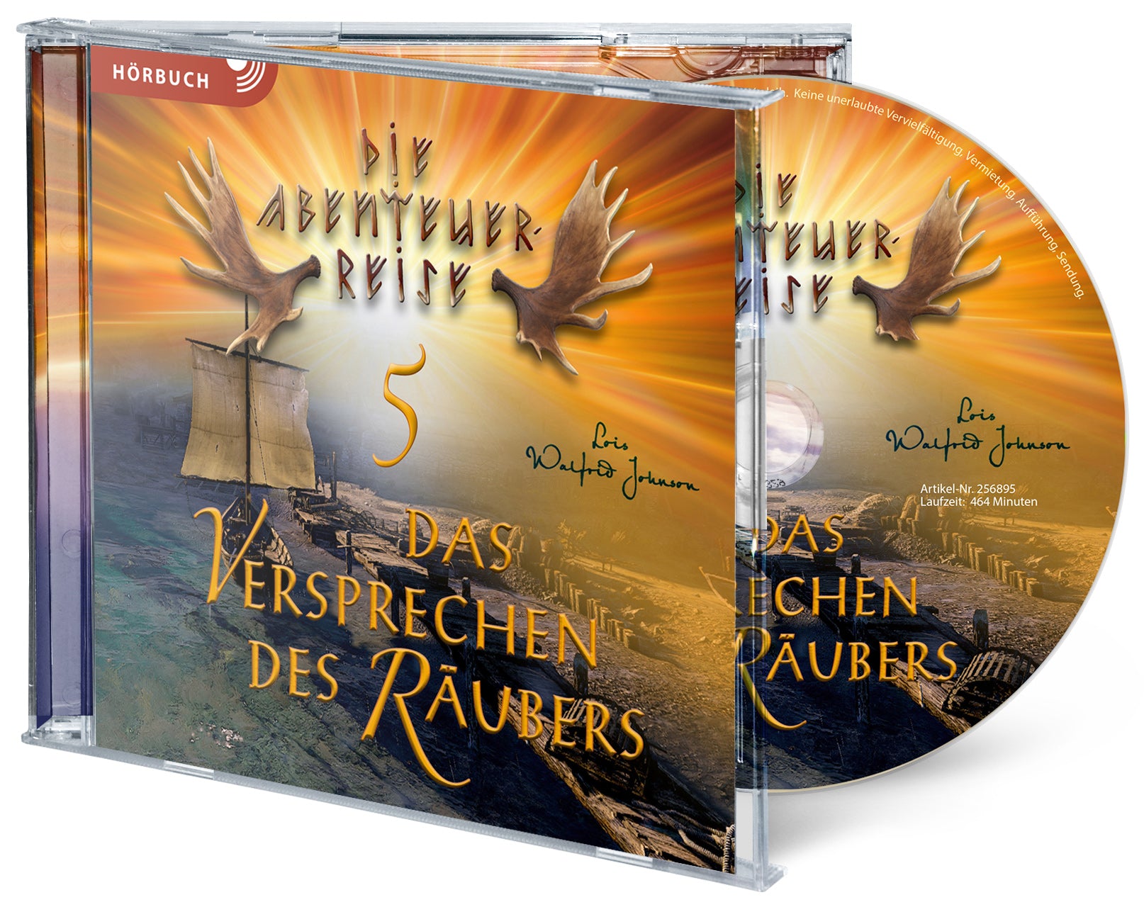 Abenteuerreise 5: Das Versprechen des Räubers (Hörbuch [MP3]) – Originalabbildung von CLV