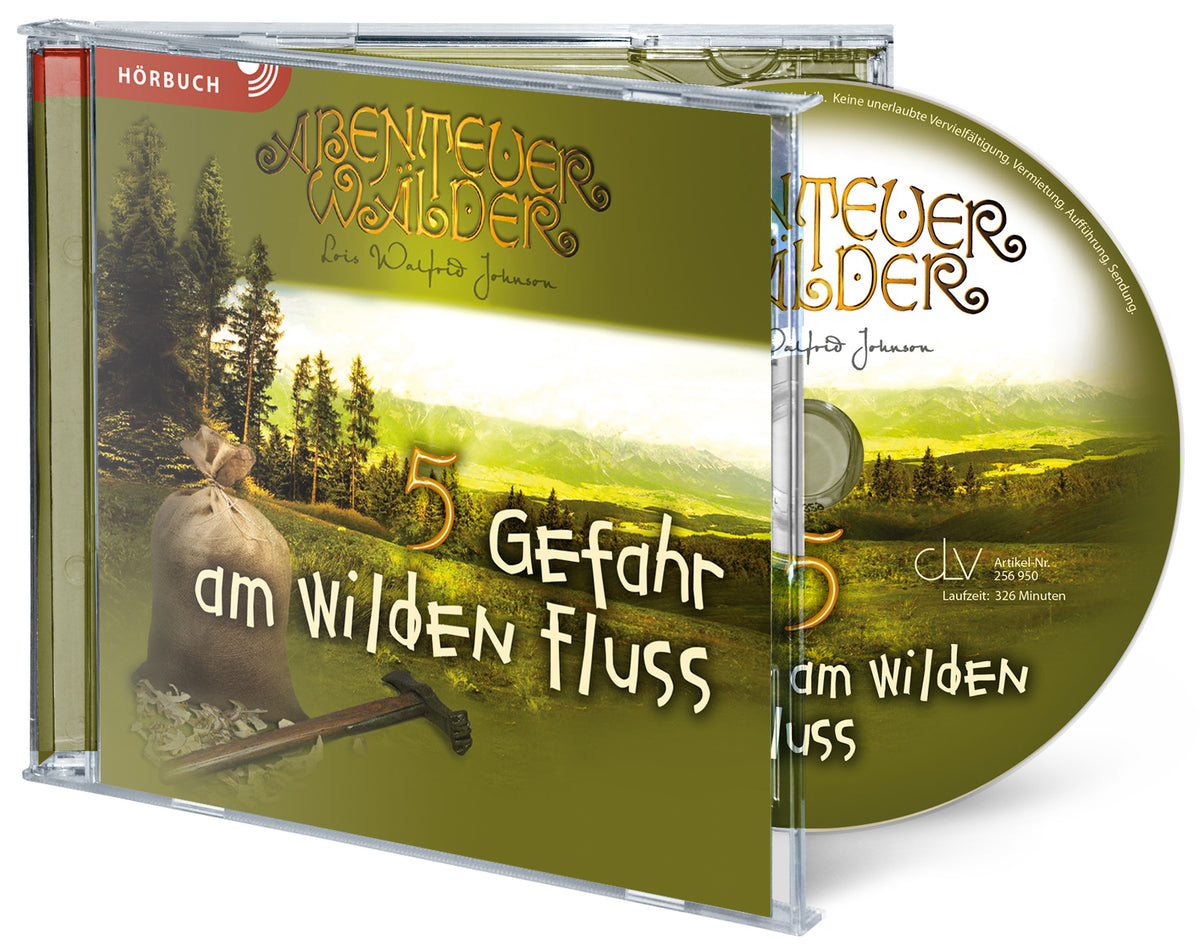 Abenteuerwälder 5: Gefahr am wilden Fluss (Hörbuch [MP3]) – Originalabbildung von CLV