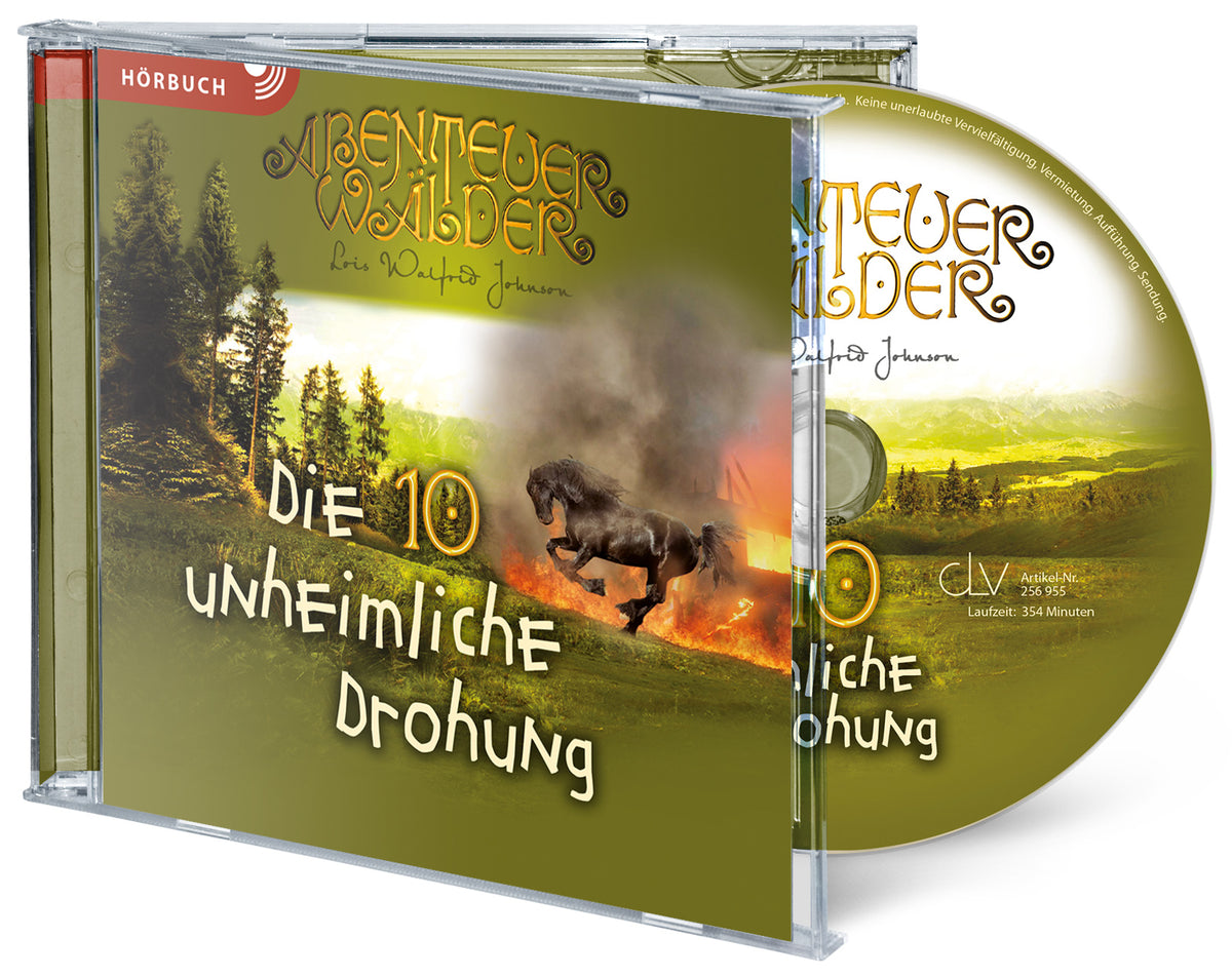 Abenteuerwälder 10: Die unheimliche Drohung (Hörbuch [MP3]) – Originalabbildung von CLV