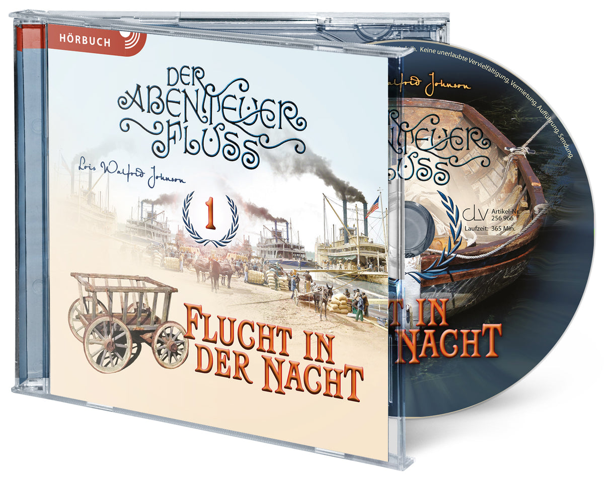 Abenteuerfluss 1: Flucht in der Nacht (Hörbuch [MP3]) – Originalabbildung von CLV