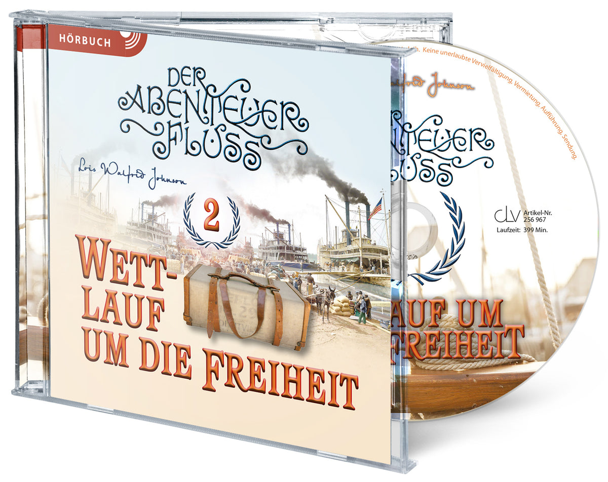 Abenteuerfluss 2: Wettlauf um die Freiheit (Hörbuch [MP3]) – Originalabbildung von CLV