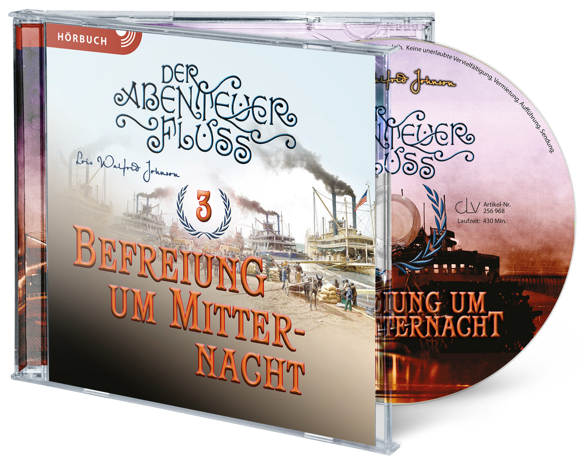 Abenteuerfluss 3: Befreiung um Mitternacht (Hörbuch [MP3]) – Originalabbildung von CLV