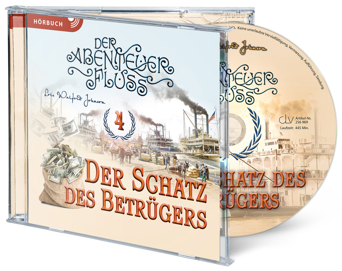 Abenteuerfluss 4: Der Schatz des Betrügers (Hörbuch [MP3]) – Originalabbildung von CLV