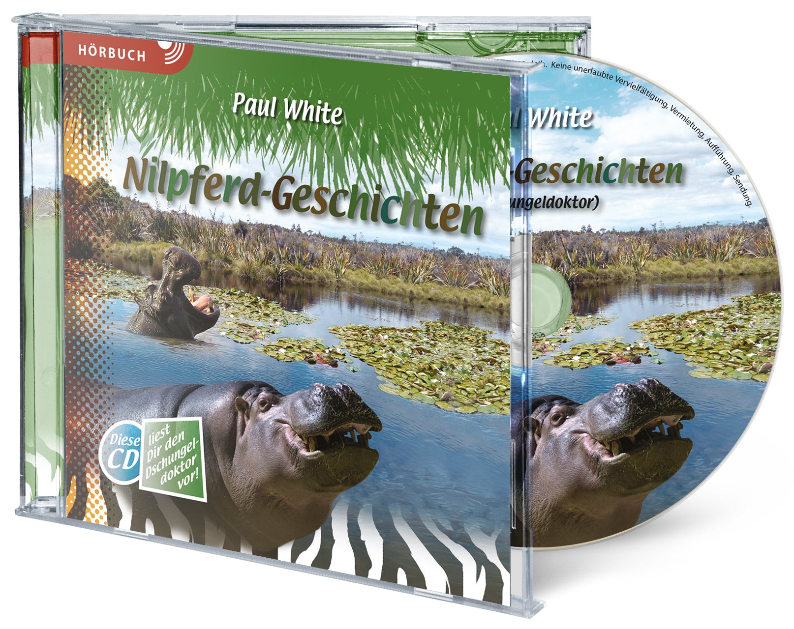 Nilpferd-Geschichten (Hörbuch [MP3]) – Originalabbildung von CLV