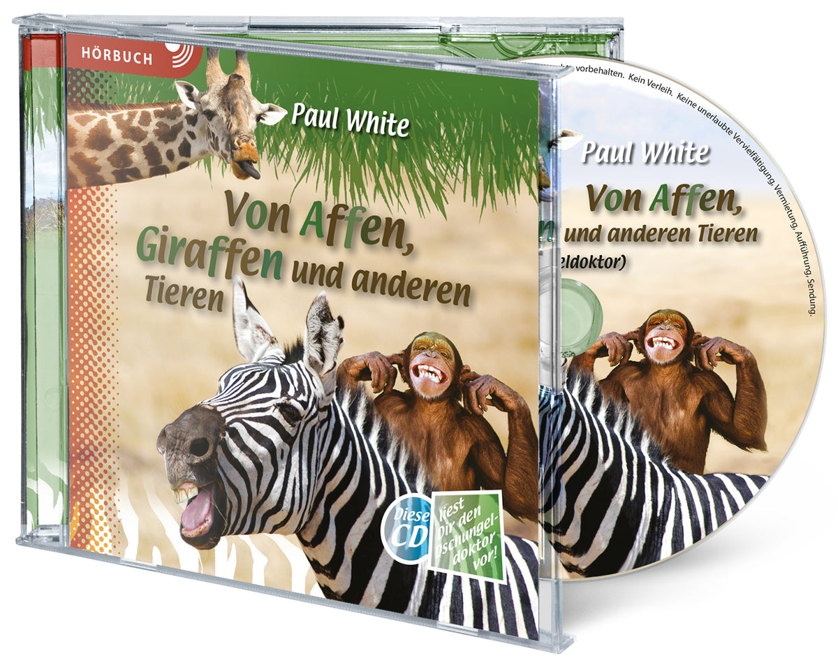 Von Affen, Giraffen und anderen Tieren (Hörbuch [MP3]) – Originalabbildung von CLV
