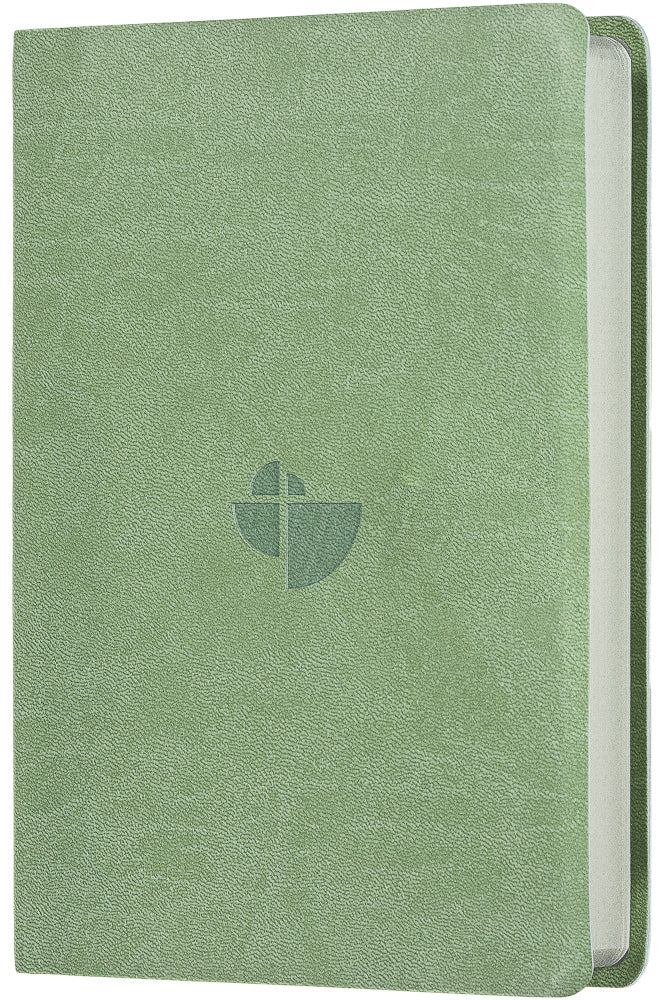 Schlachter 2000 Bibel - Taschenausgabe (flexibler PU-Einband, oliv, grauer Farbschnitt) – Buchcover